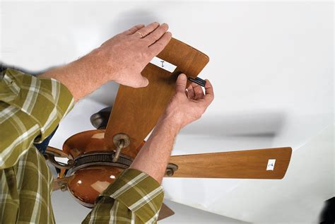 how to balance ceiling fan blades